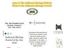 Tablet Screenshot of anthraciteheritage.com